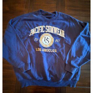 Vintage Pacific Sunwear Ps 1980 Los Angeles Graphic Sweatshirt Small